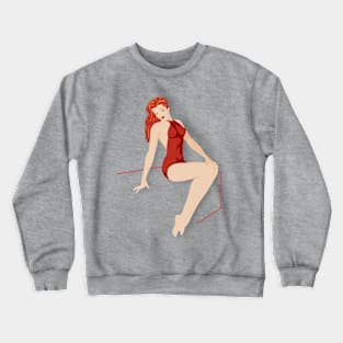 Pin-Up Girl Crewneck Sweatshirt